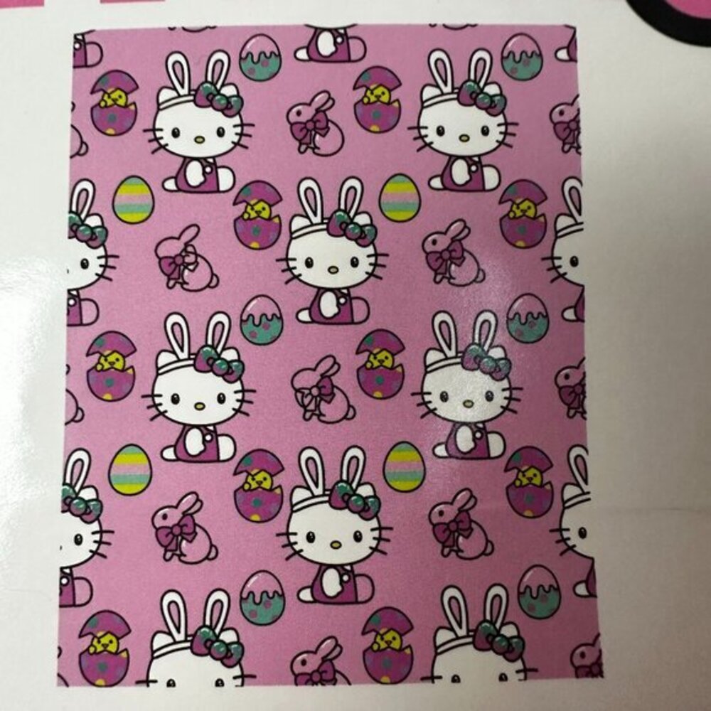 Hello Kitty Easter Bunny Silk‎ Touch Throw Blanket Pink 40x50 Sanrio Northwest